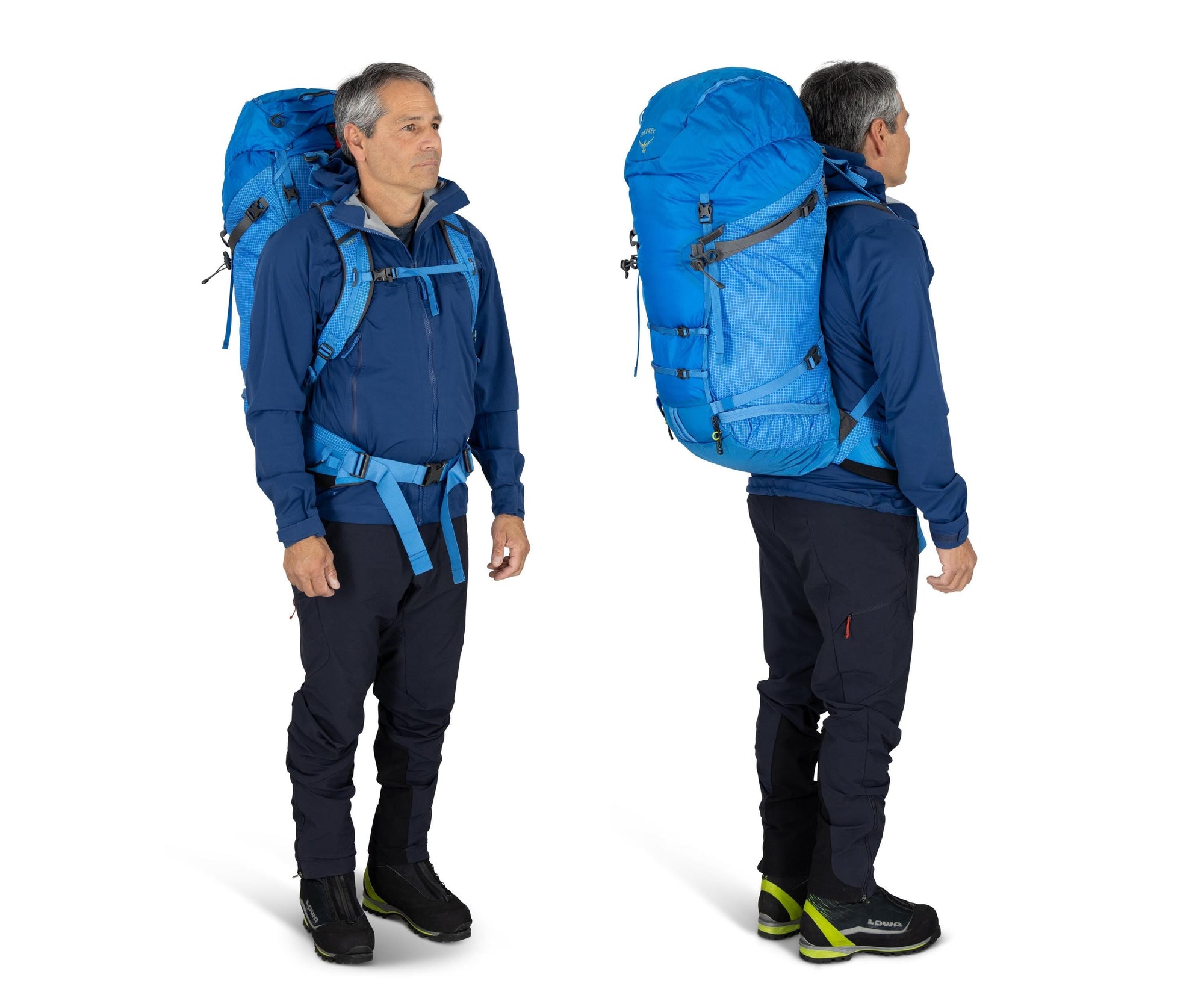 Osprey Mutant 52, Blue Flame (on body)