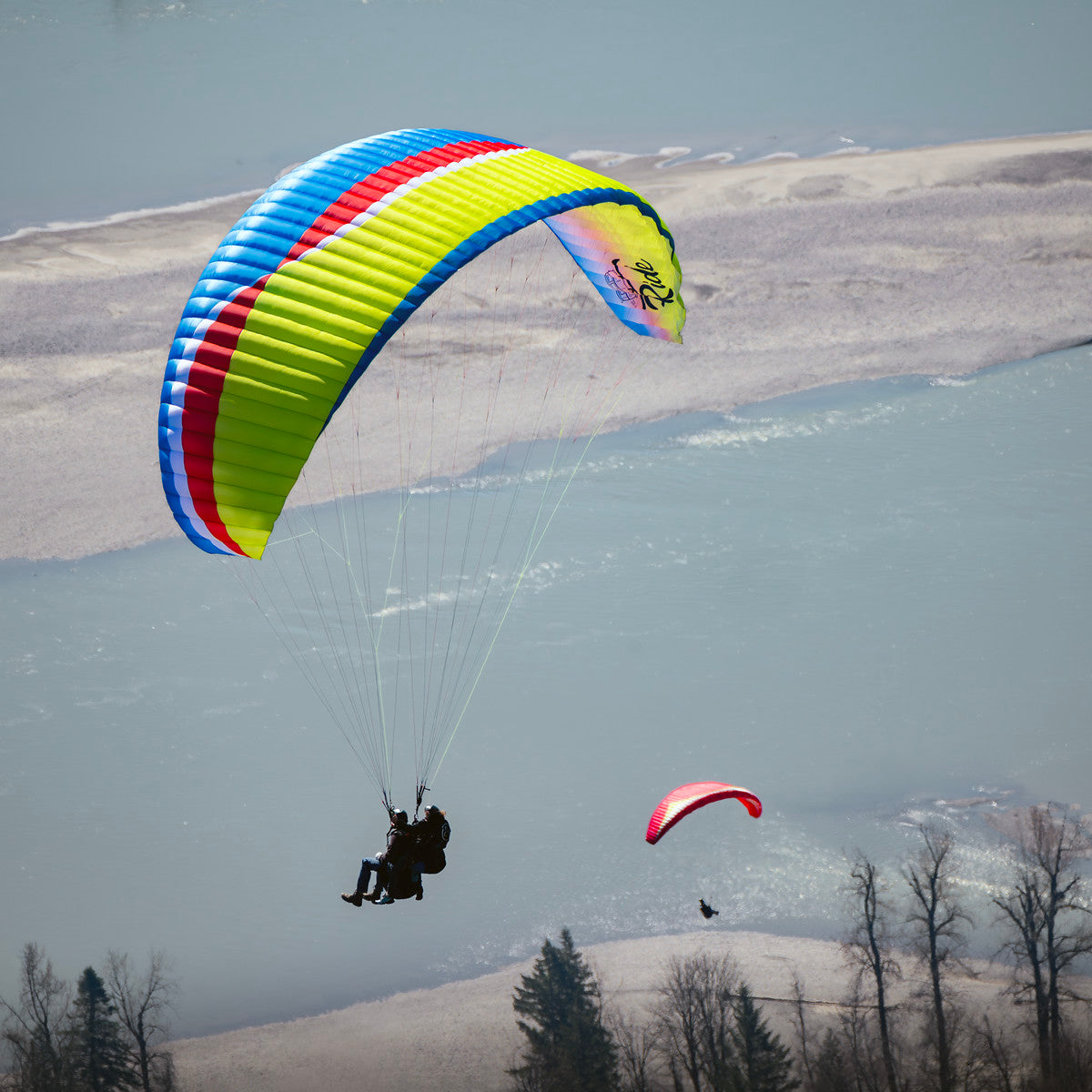 Tandem Paragliding Flight