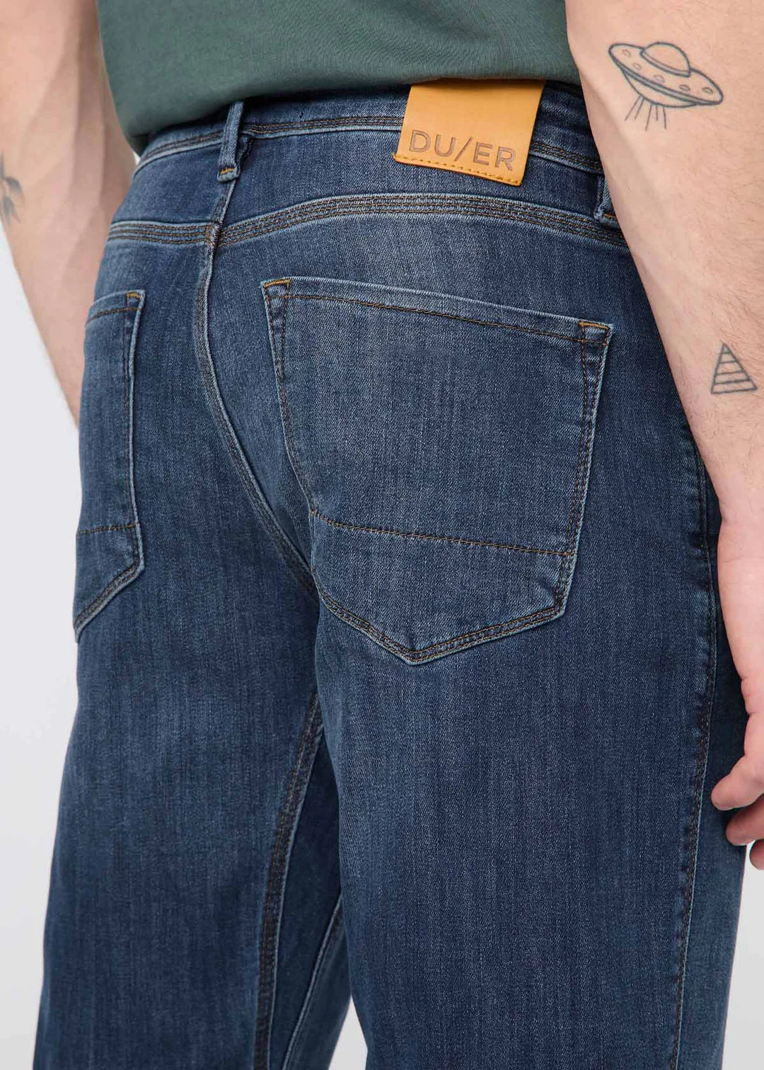 Men's Performance Denim Athletic Straight