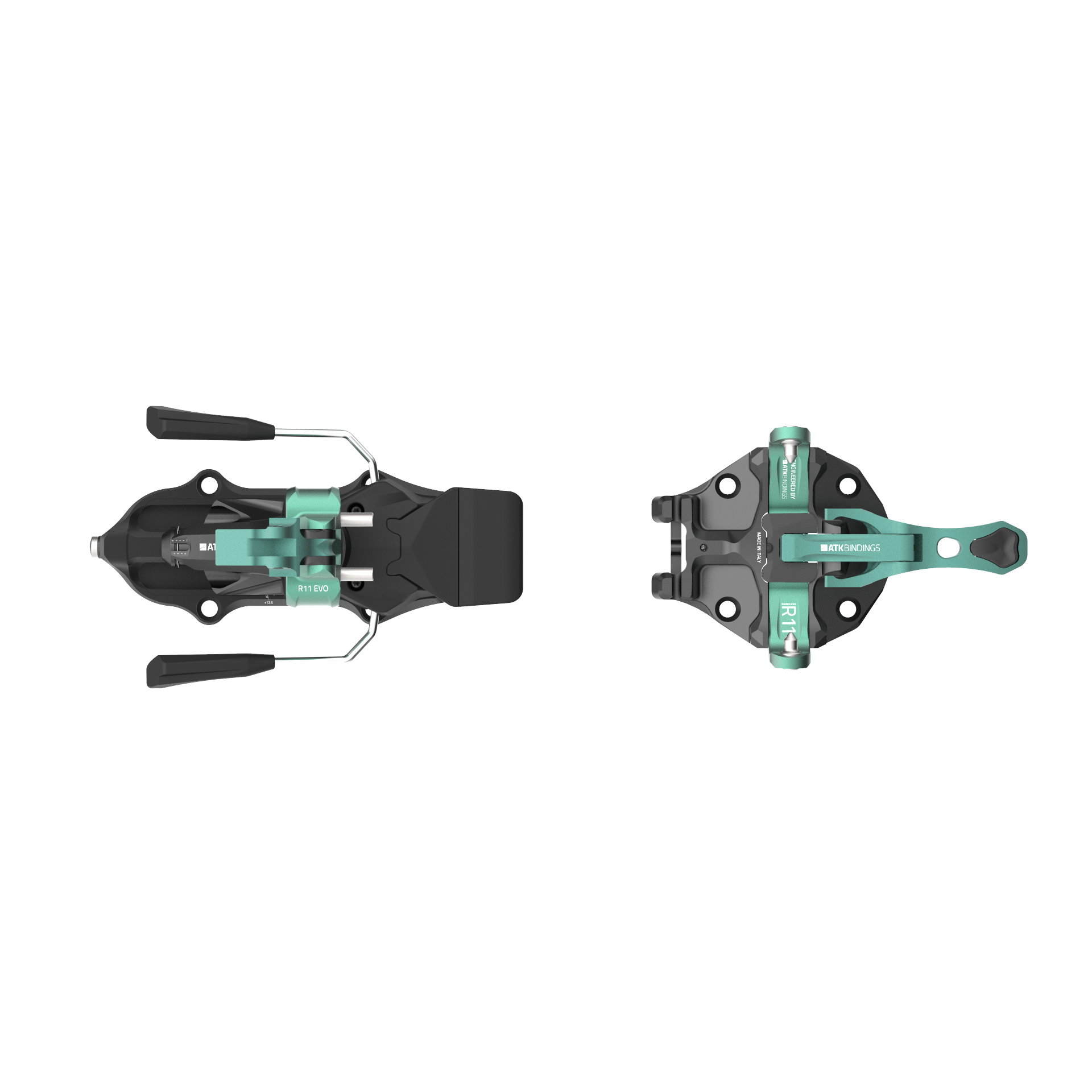 ATK Raider 11 Evo binding, Aqua Green