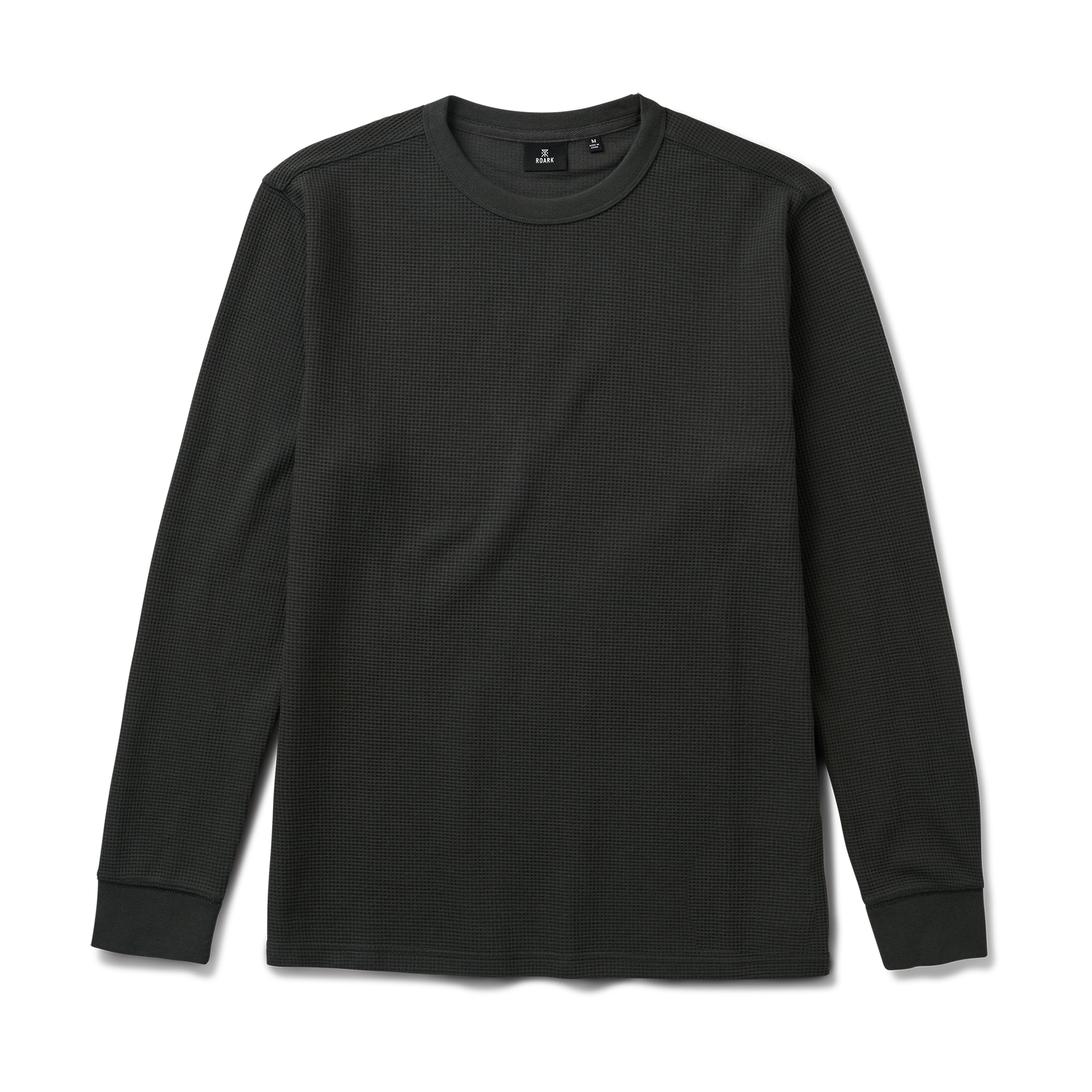 Roark Men's Well Worn Thermal Long Sleeve Tee - Onyx