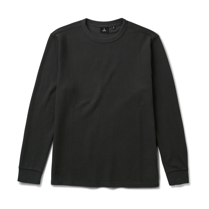 Roark Men's Well Worn Thermal Long Sleeve Tee - Onyx