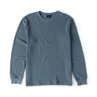 Roark Men's Well Worn Thermal Long Sleeve Tee - Slate
