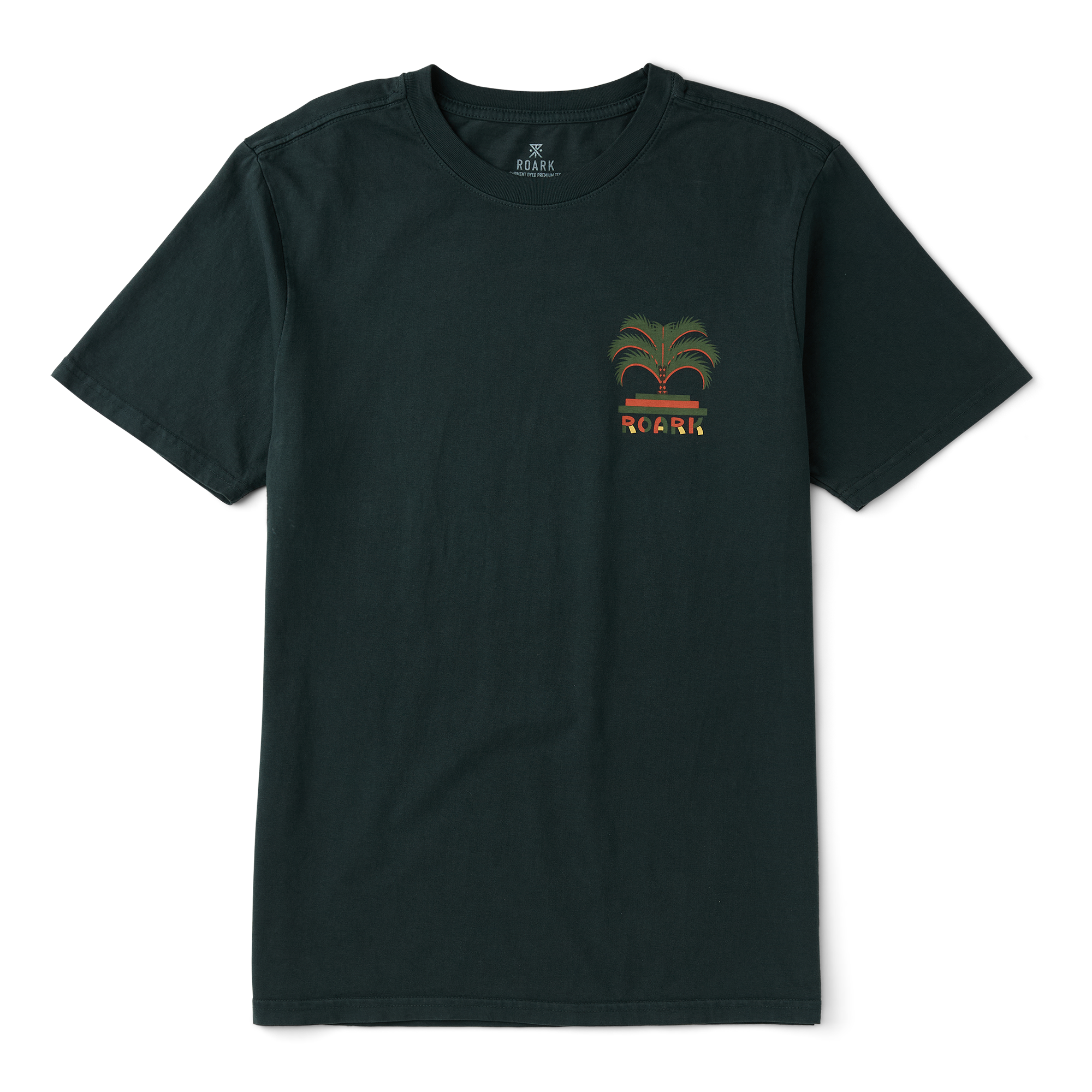 Men’s Moto Palm T-Shirt - Washed Black