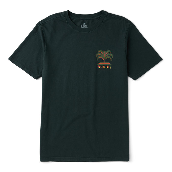 Men’s Moto Palm T-Shirt - Washed Black
