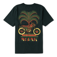Men’s Moto Palm T-Shirt - Washed Black