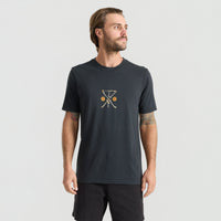 Men’s Yin Yang Forage T-Shirt - Washed Black