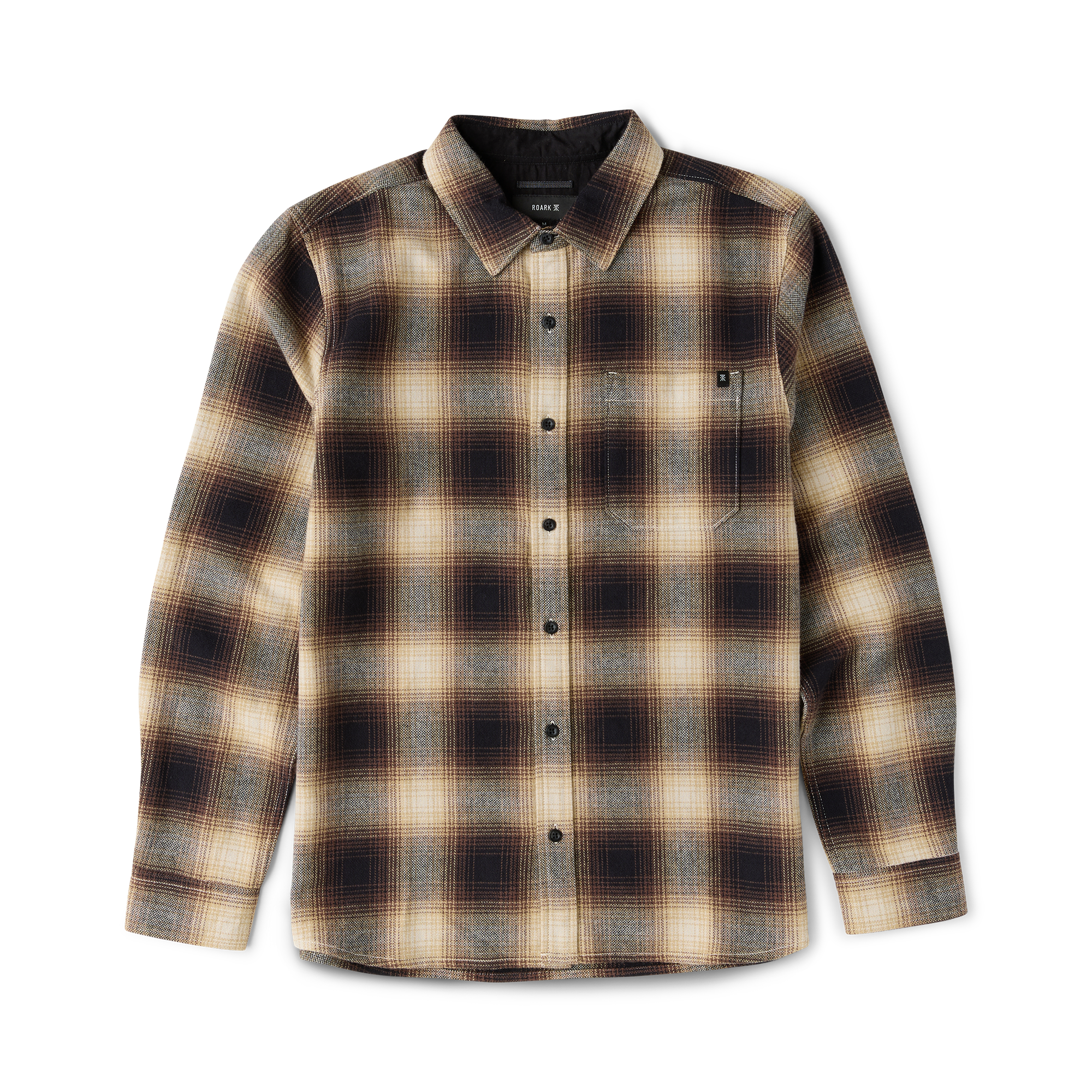 Men's Crossroads Organic Cotton Flannel - Faded Brown