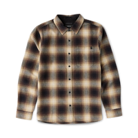 Men's Crossroads Organic Cotton Flannel - Faded Brown