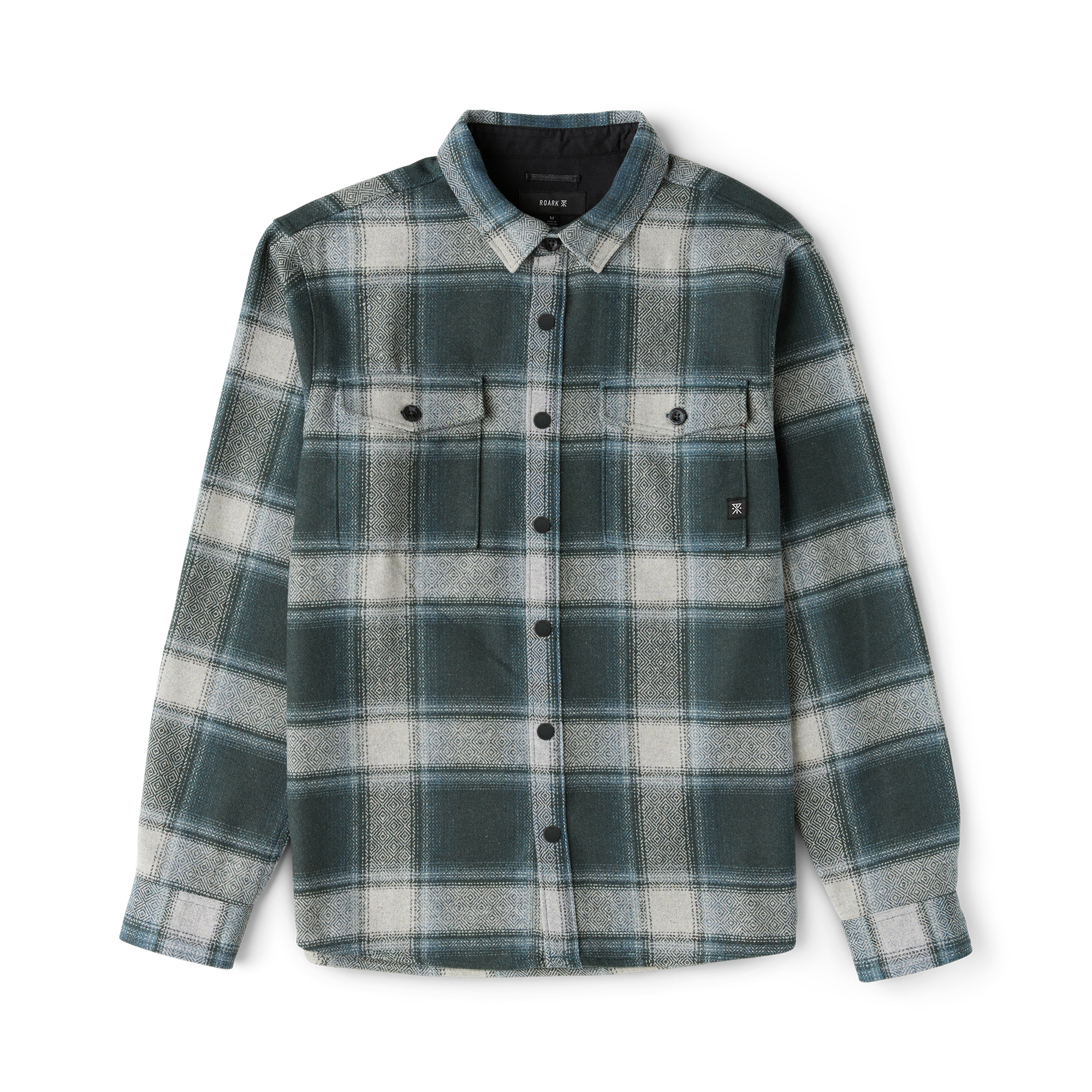 Roark Men's Nordsman 2.0 Long Sleeve Flannel - Dark Slate