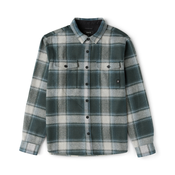 Roark Men's Nordsman 2.0 Long Sleeve Flannel - Dark Slate