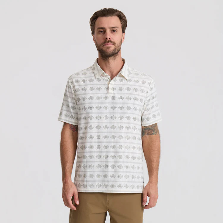 Men's Bless Up Breathable Stretch Polo Shirt