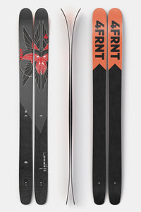 4FRNT Renegade ski graphic, top and base