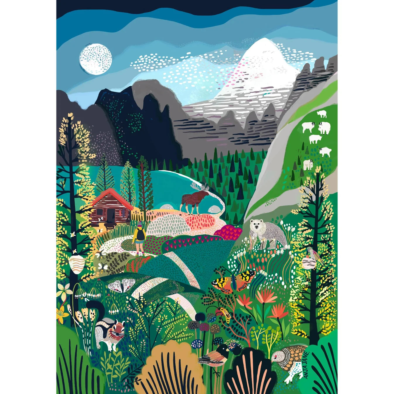 Rockies Explorer 500-Piece Puzzle for Adults
