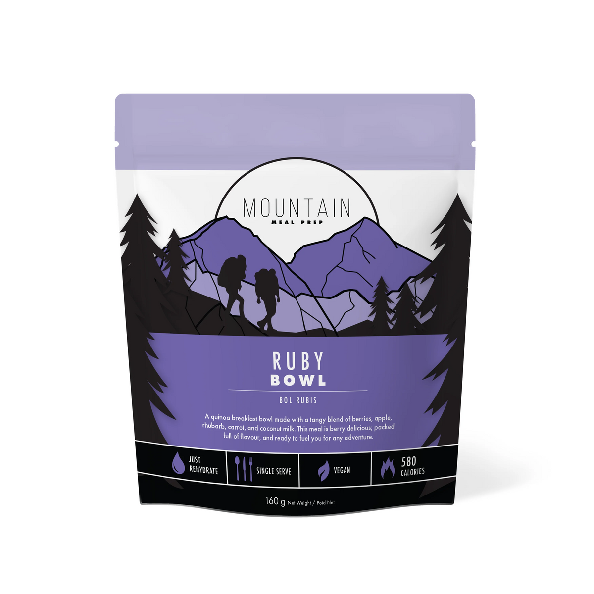 Mountain Meal Prep | Ruby Bowl | Mt Waddington Outdoors