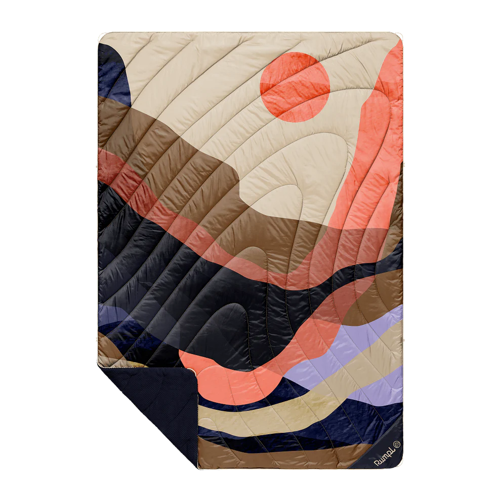 Fleece Puffy Blanket - Valley Dawn