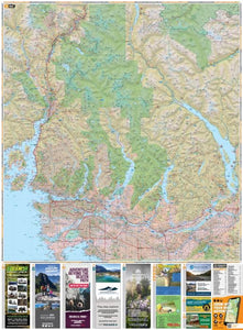 Squamish, Chilliwack and Merritt BC Map