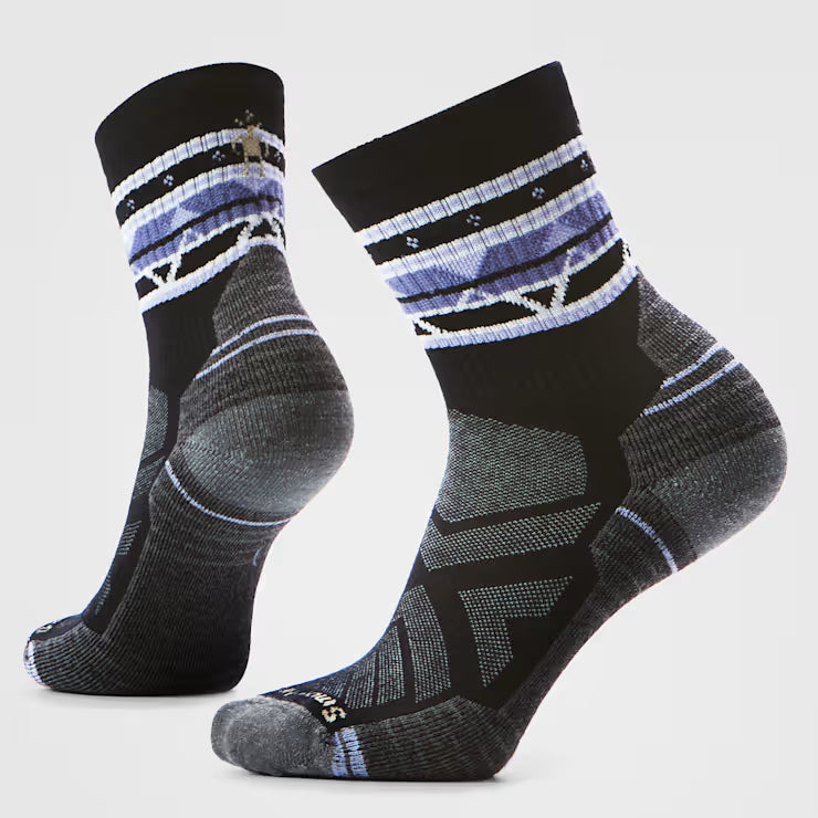 Women's Hike Light Cushion Zig Zag Valley Mid Crew Socks