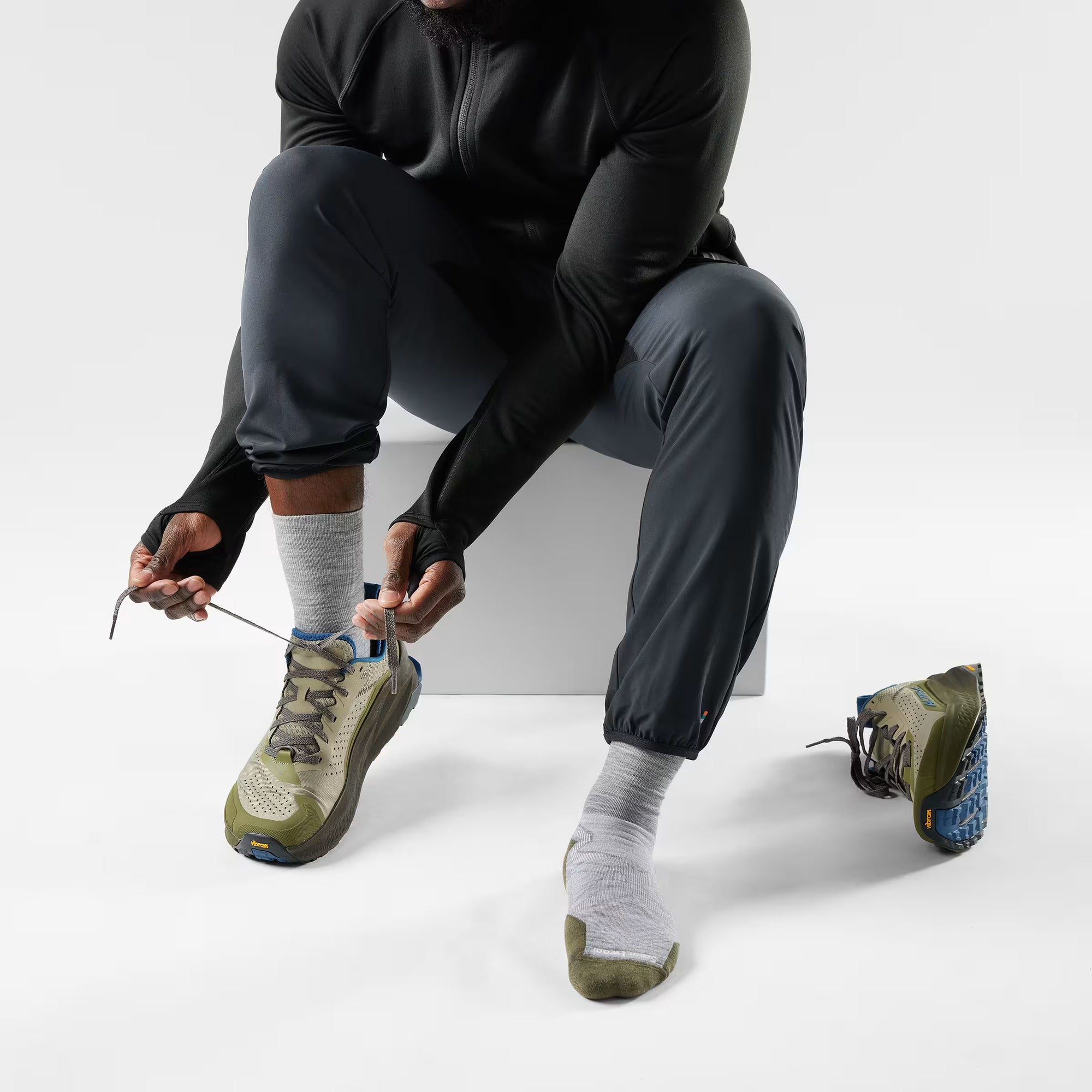 Men's Performance Run Targeted Cushion Mid Crew