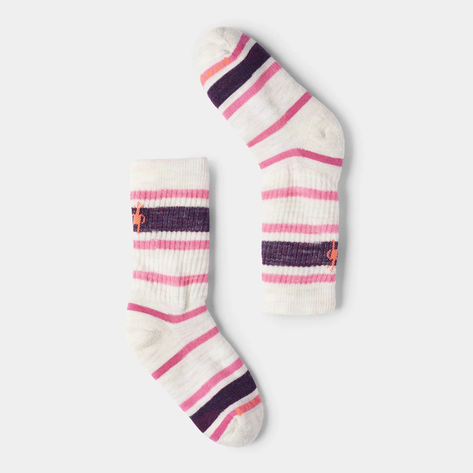 Kids' Hike Light Cushion Striped Crew Socks