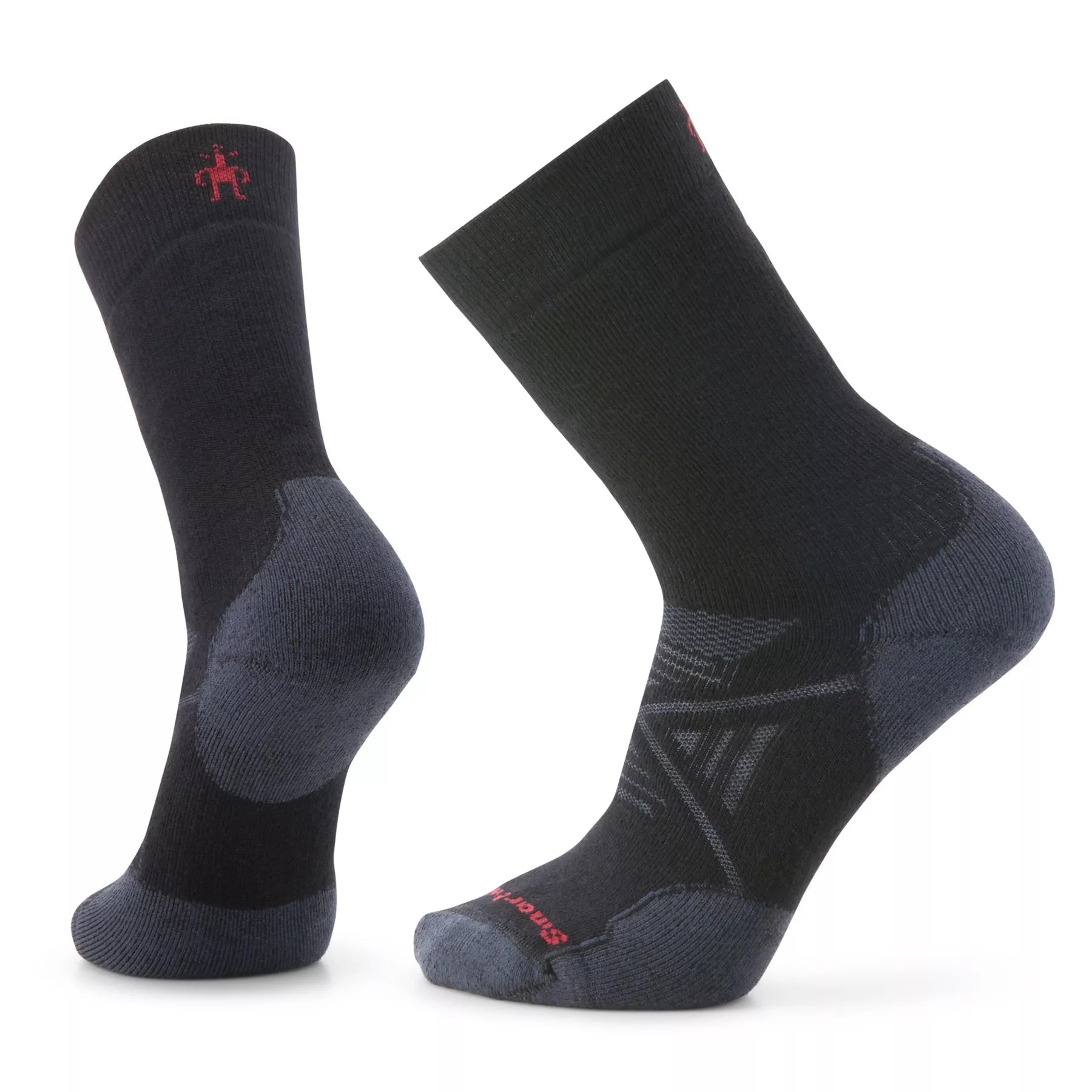 Nordic Full Cushion Crew Socks in Black
