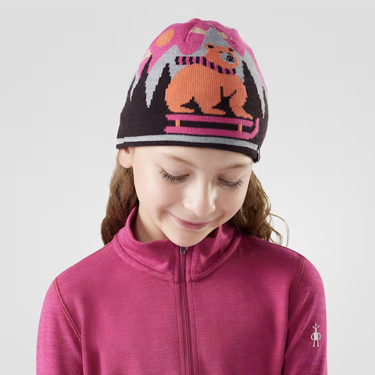 Kids' Reversible Art Beanie