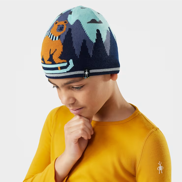 Kids' Reversible Art Beanie