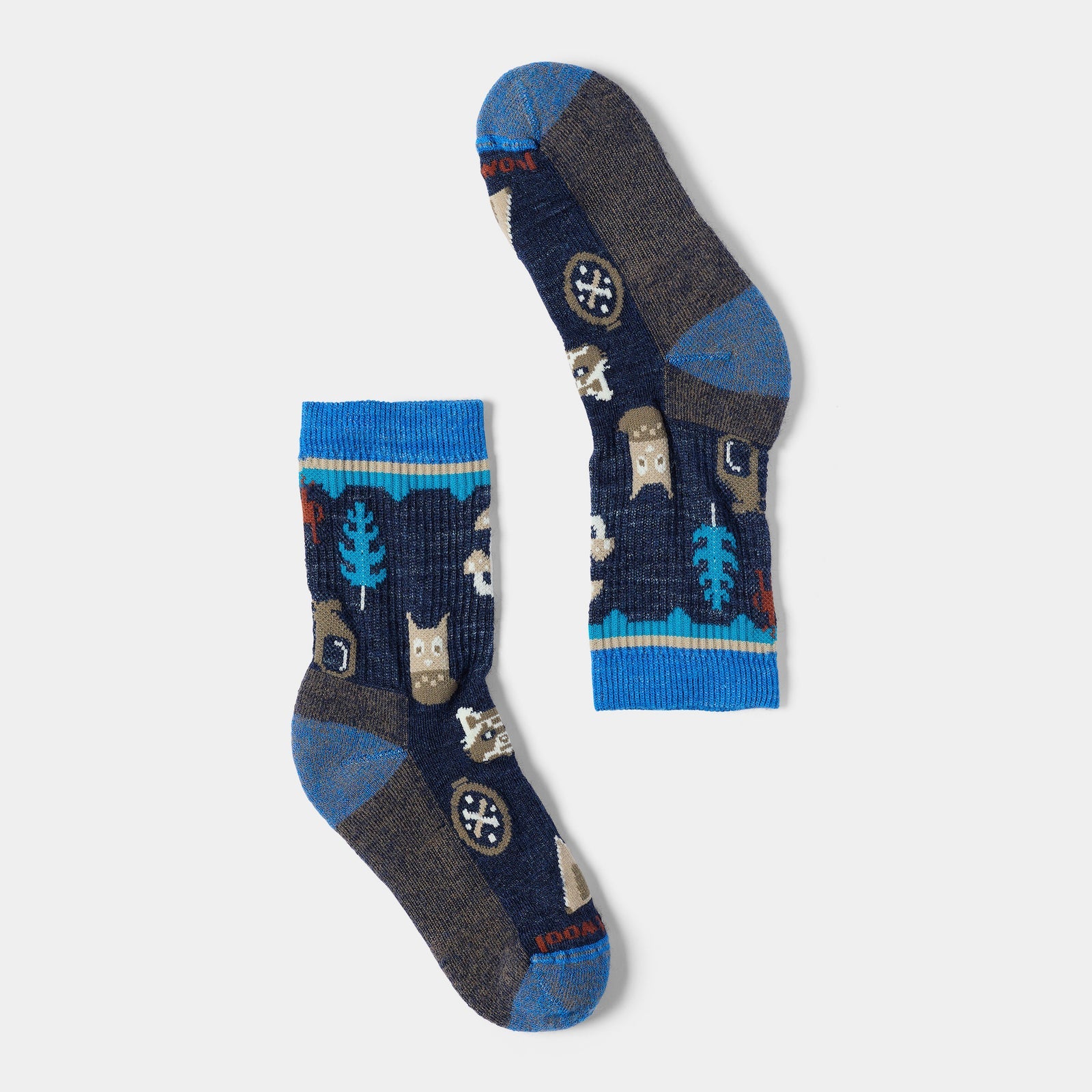 Kids' Hike Light Cushion Critter Cache Crew Socks