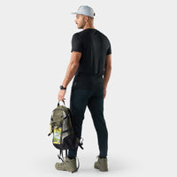 Smartwool Men's Wander Valley Active Short Sleeve Graphic Tee in Black, alternate view