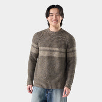 Smartwool Men's Fisherman Crew Sweater in Mocha Heather