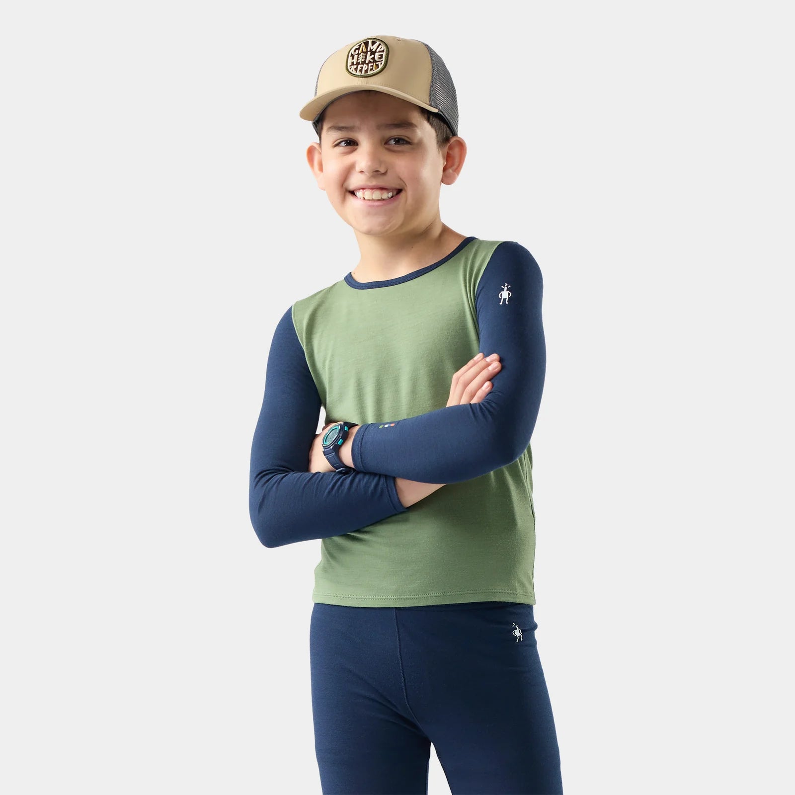Kids' Classic Merino Blend Base Layer Crew
