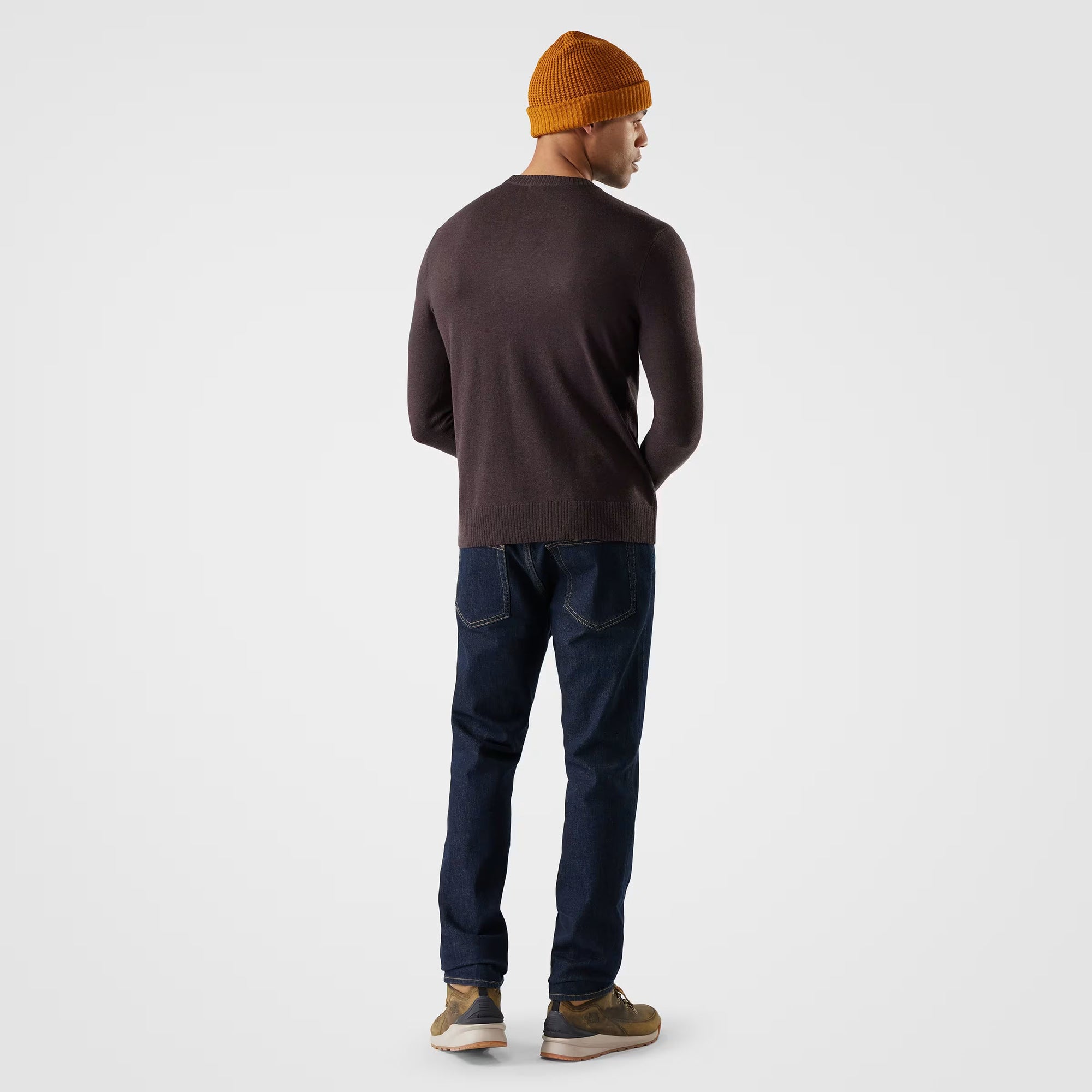 Smartwool Men's Sparwood Crew Sweater in Mink Heather, alternate view