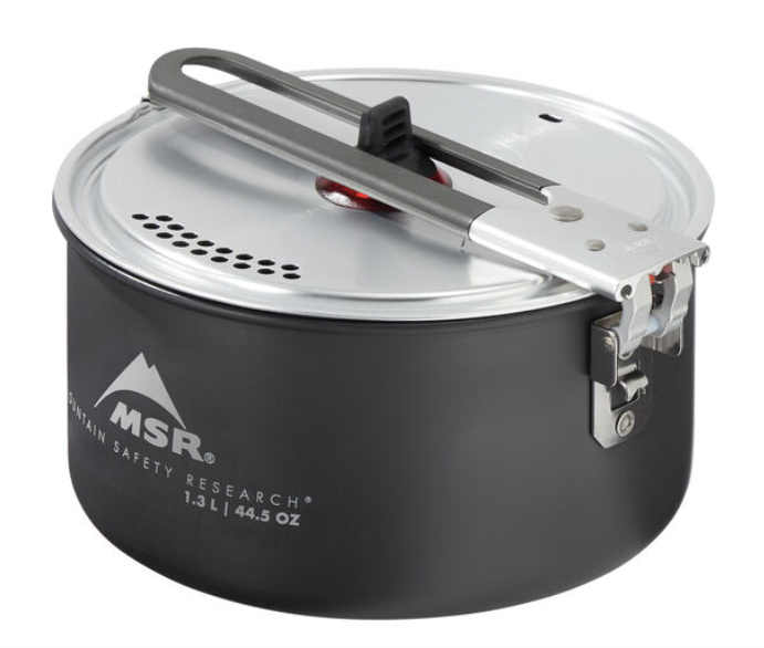MSR ceramic solo pot with lif packed up