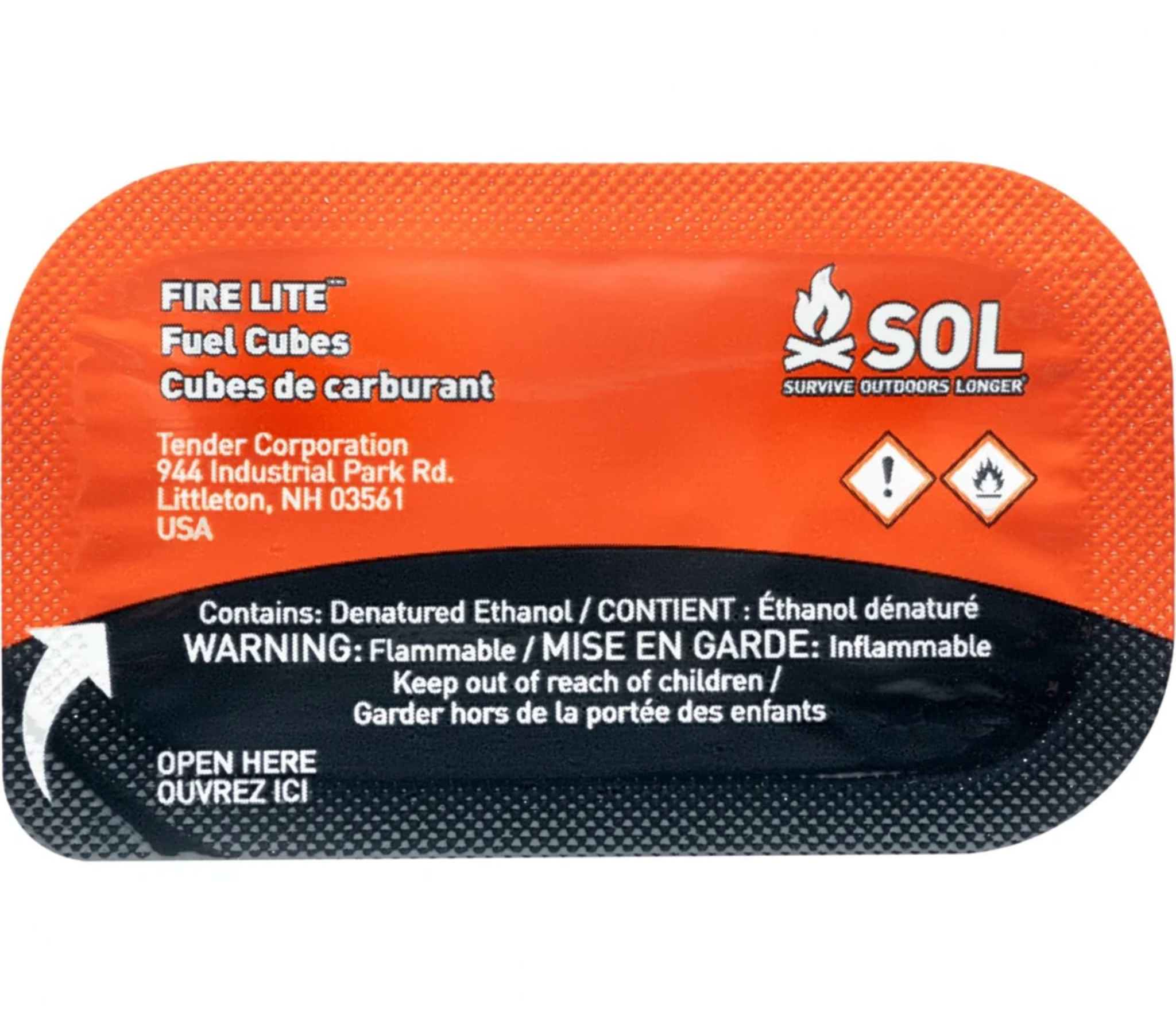 Solus Fire Cube SOL | Fire Lite Fuel Cubes | Mt. Waddington's Outdoors