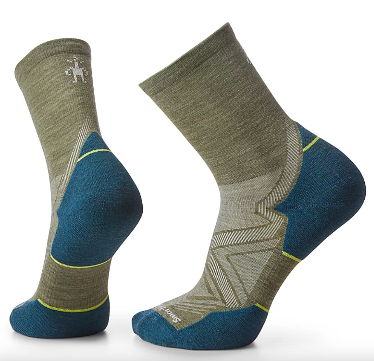 Run Targeted Cushion Mid Crew Socks