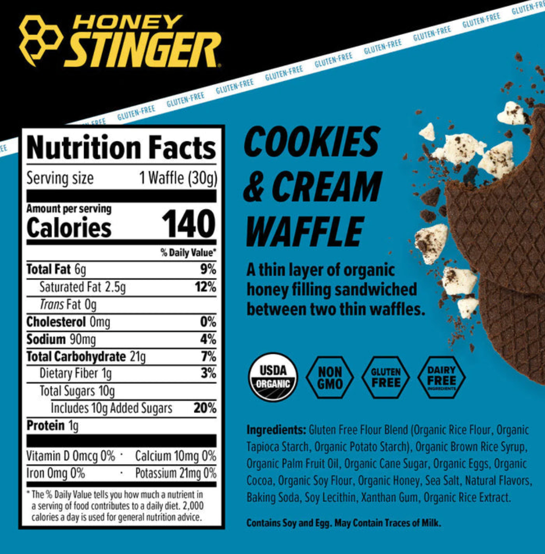 Energy Waffle - Cookies and Cream