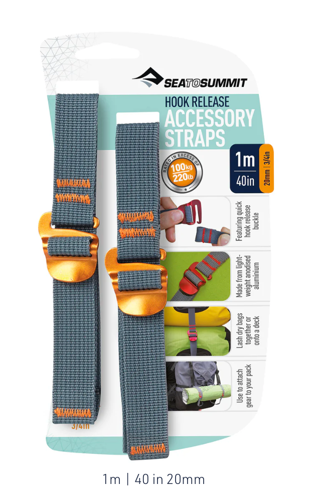 Accessory Straps with Hook Release