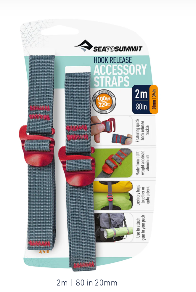 Accessory Straps with Hook Release