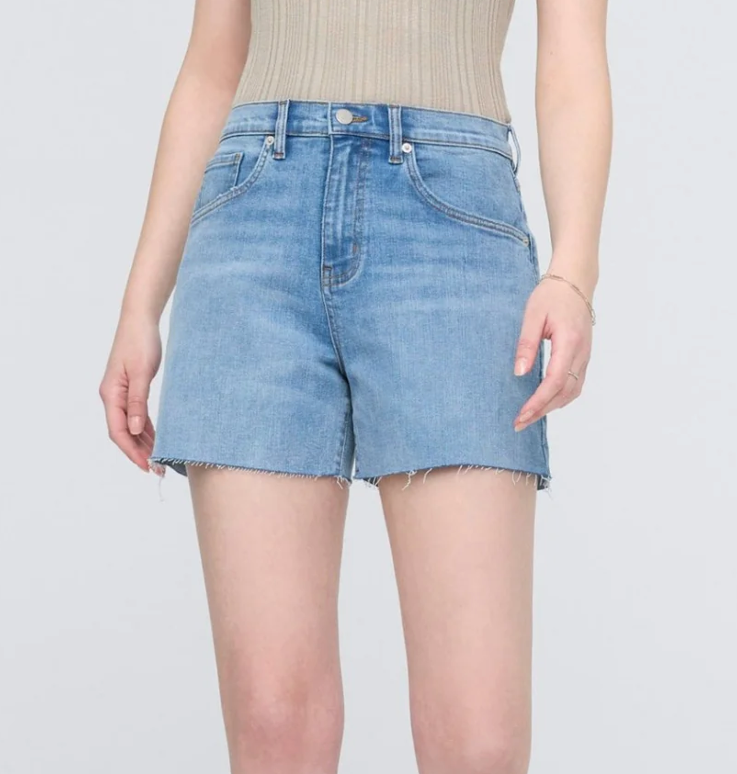 Women's Performance Denim+ High Rise Relaxed Short