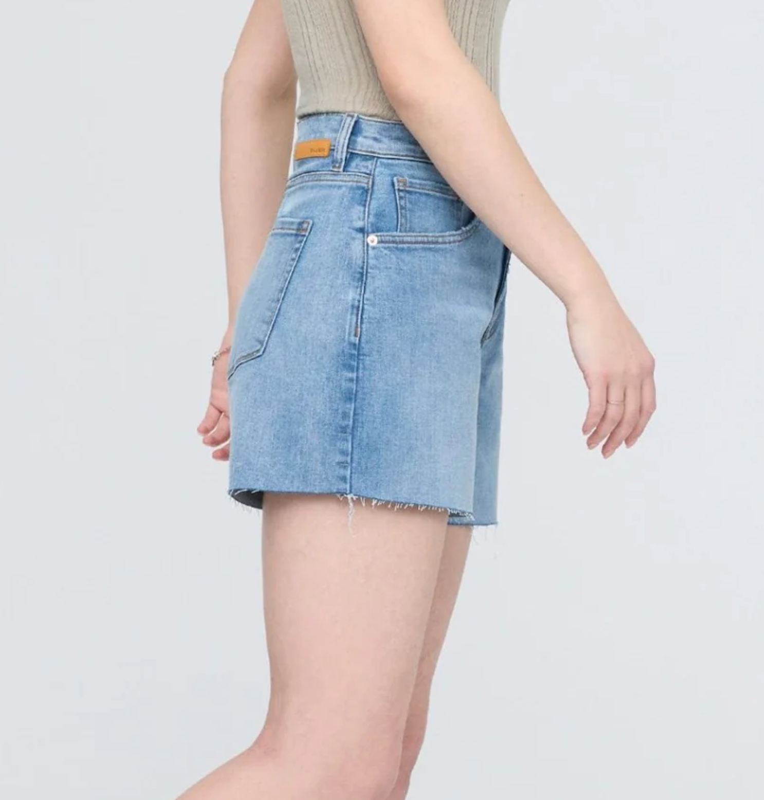 Women's Performance Denim+ High Rise Relaxed Short