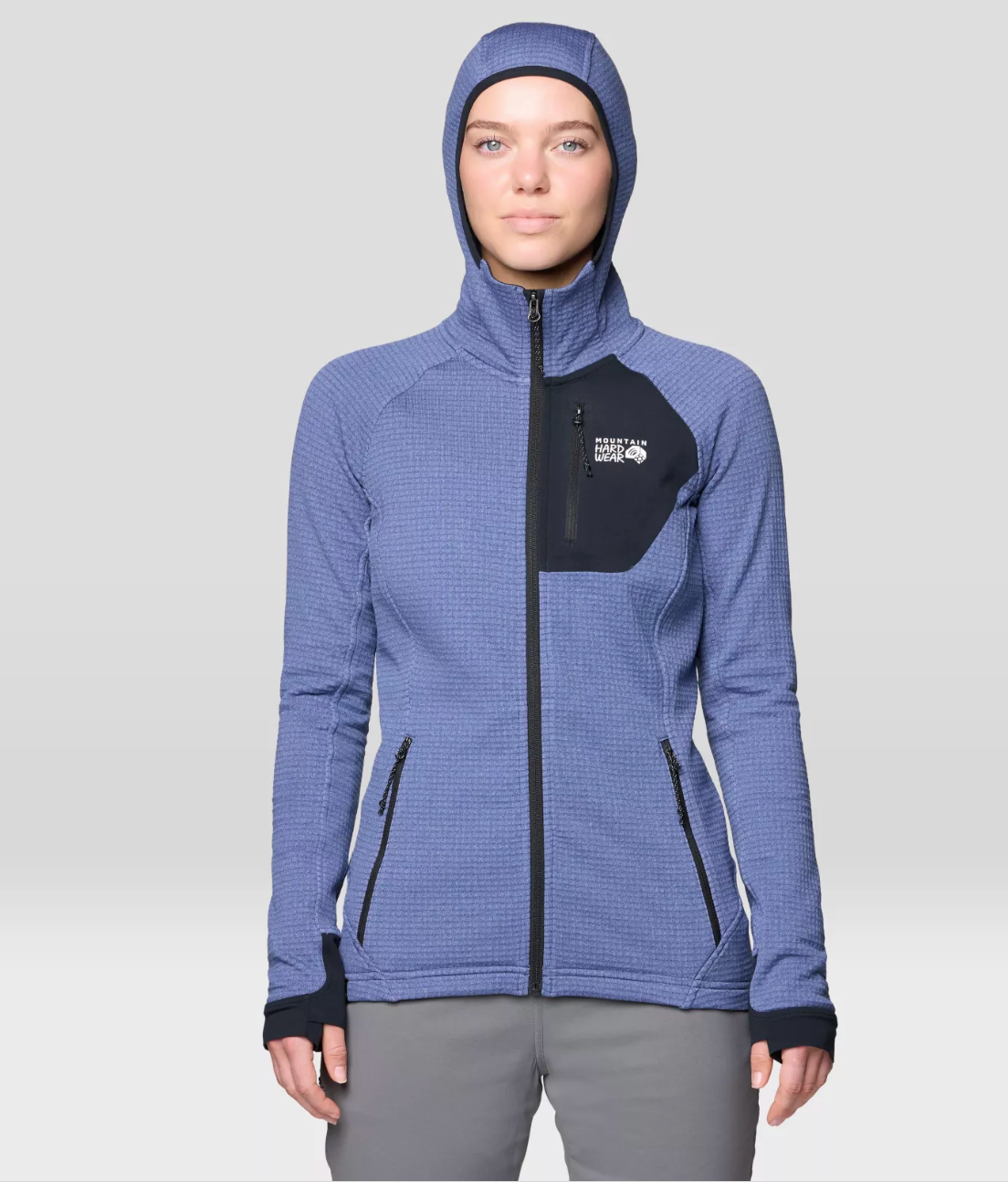 Women’s Polartec Power Grid Full Zip Hoody