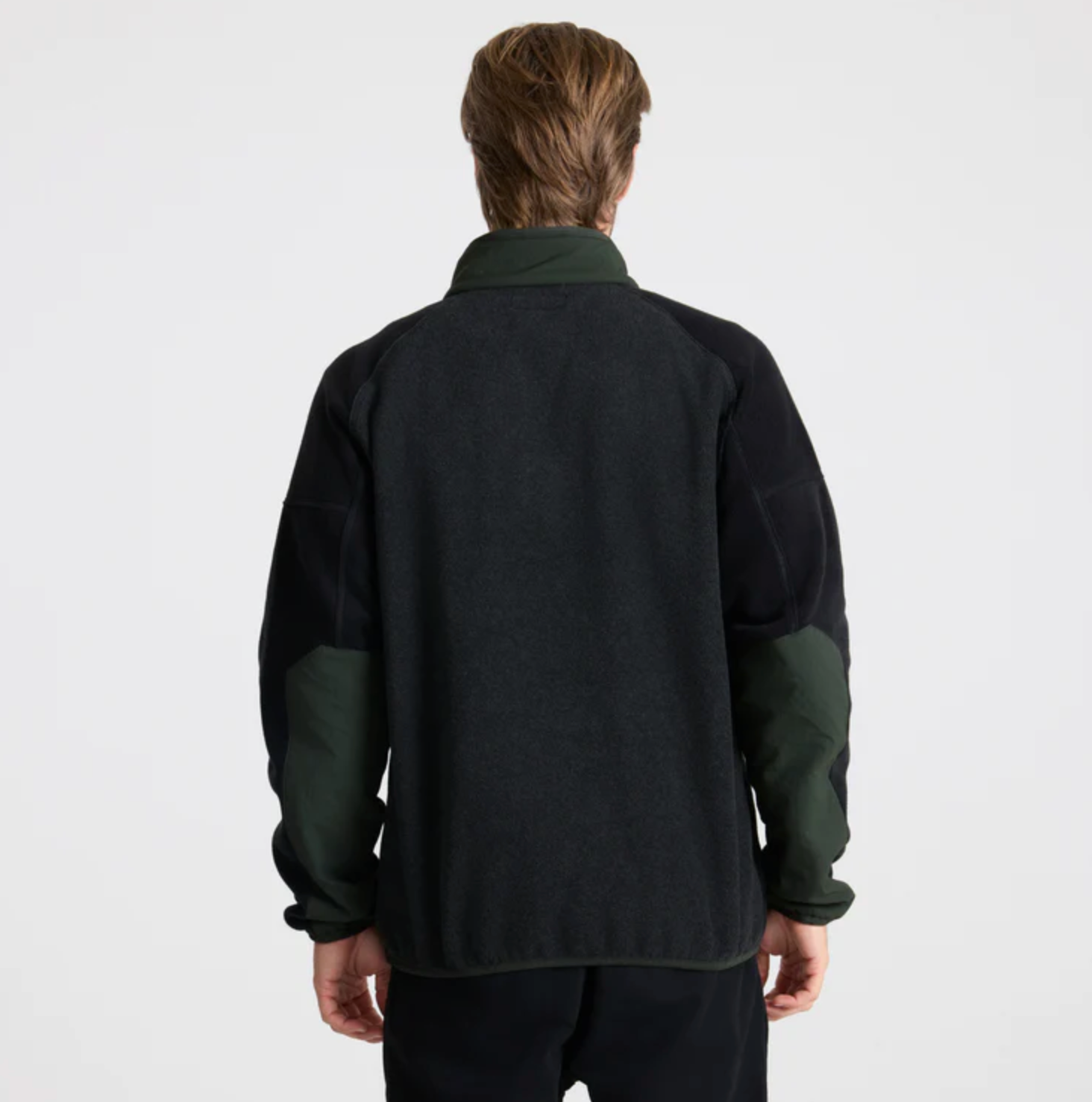 Men's Campover Fleece Mock Hoodie