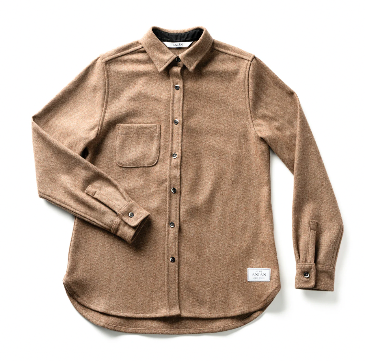 Women's Modern Melton Wool Shirt