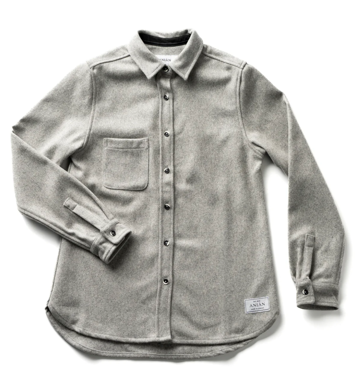 Women's Modern Melton Wool Shirt