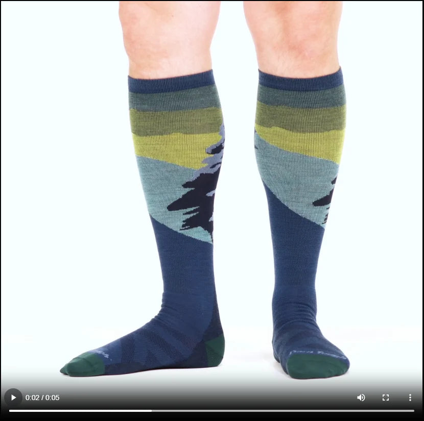 Men's Solstice Over-the-Calf Lightweight | Ski & Snowboard Sock | 8014