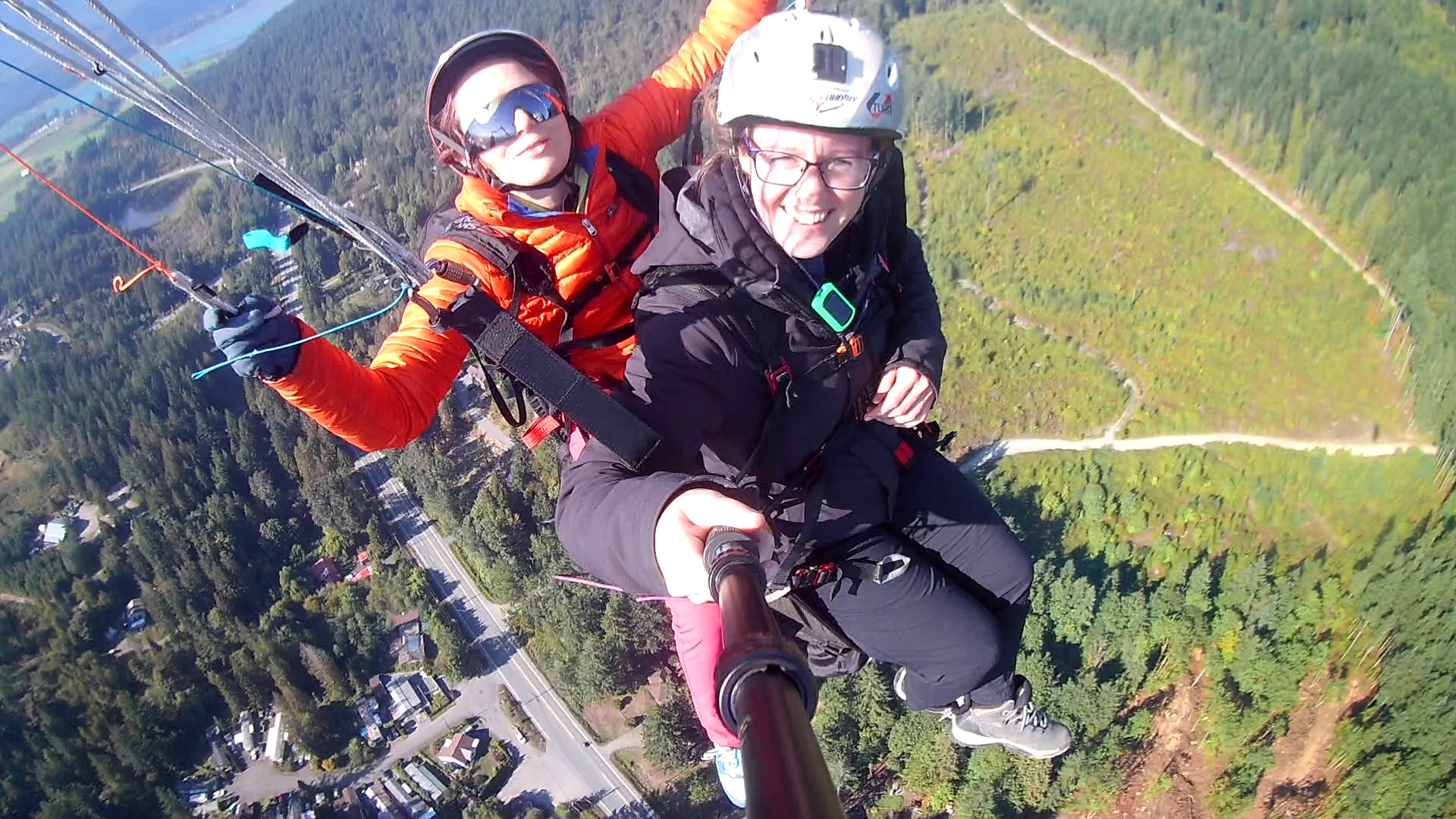 Tandem Paragliding Flight