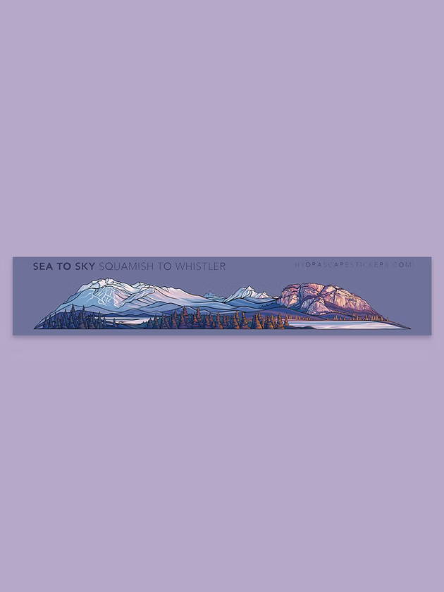 Sea to Sky Miniscape Sticker