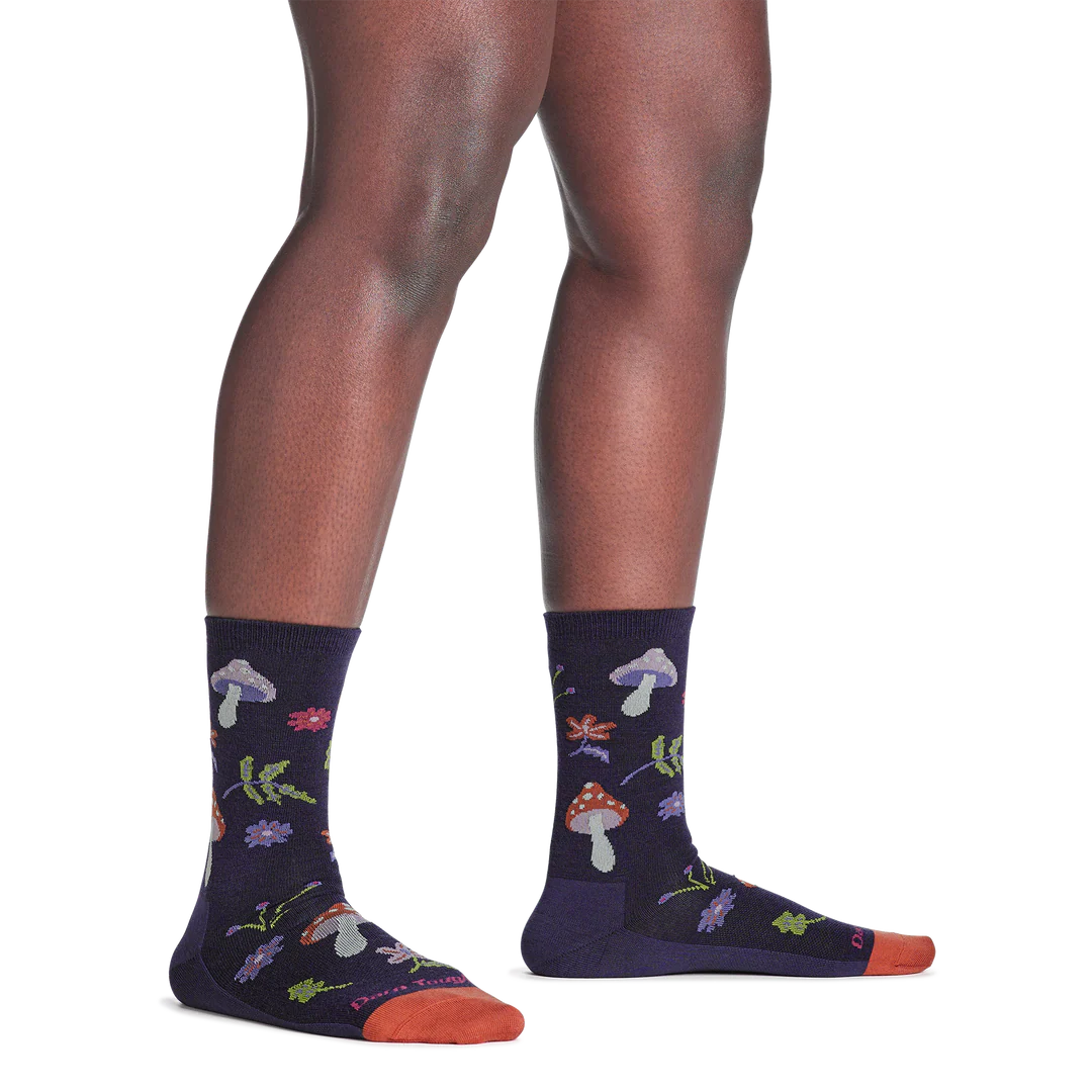 Women's Shroom Bloom Crew Lightweight Lifestyle Socks | 6133