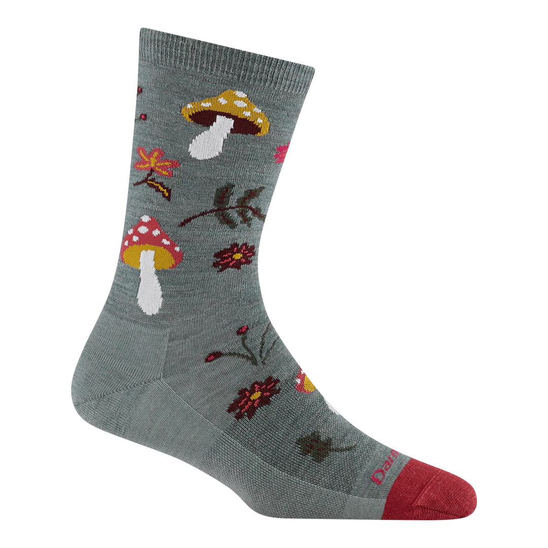 Women's Shroom Bloom Crew Lightweight Lifestyle Socks | 6133