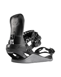 Thirtytwo Basin Public Fase Snowboard Bindings, Black/Gray (1)